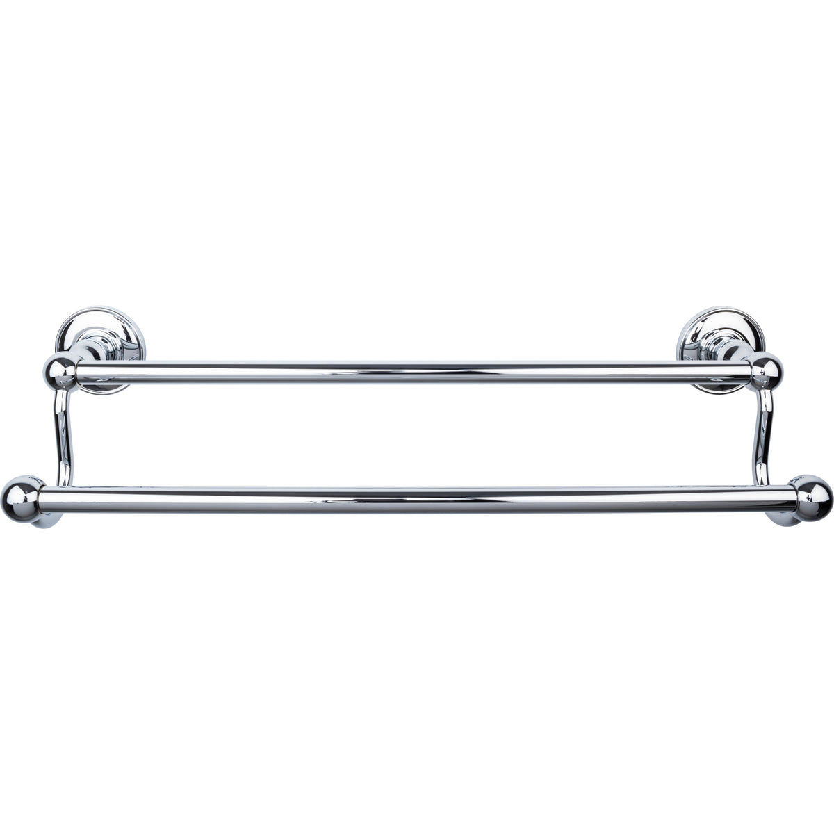 Top Knobs Edwardian Bath Double Wall Mounted Towel Bar