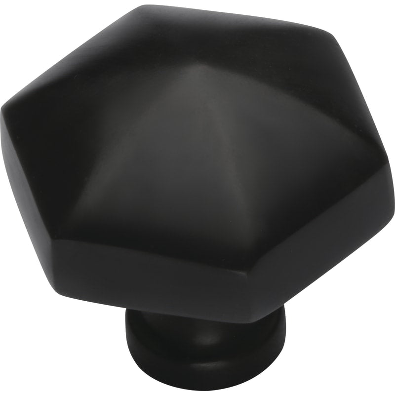 Ashley Norton Classix Hex Cabinet Knob - Black