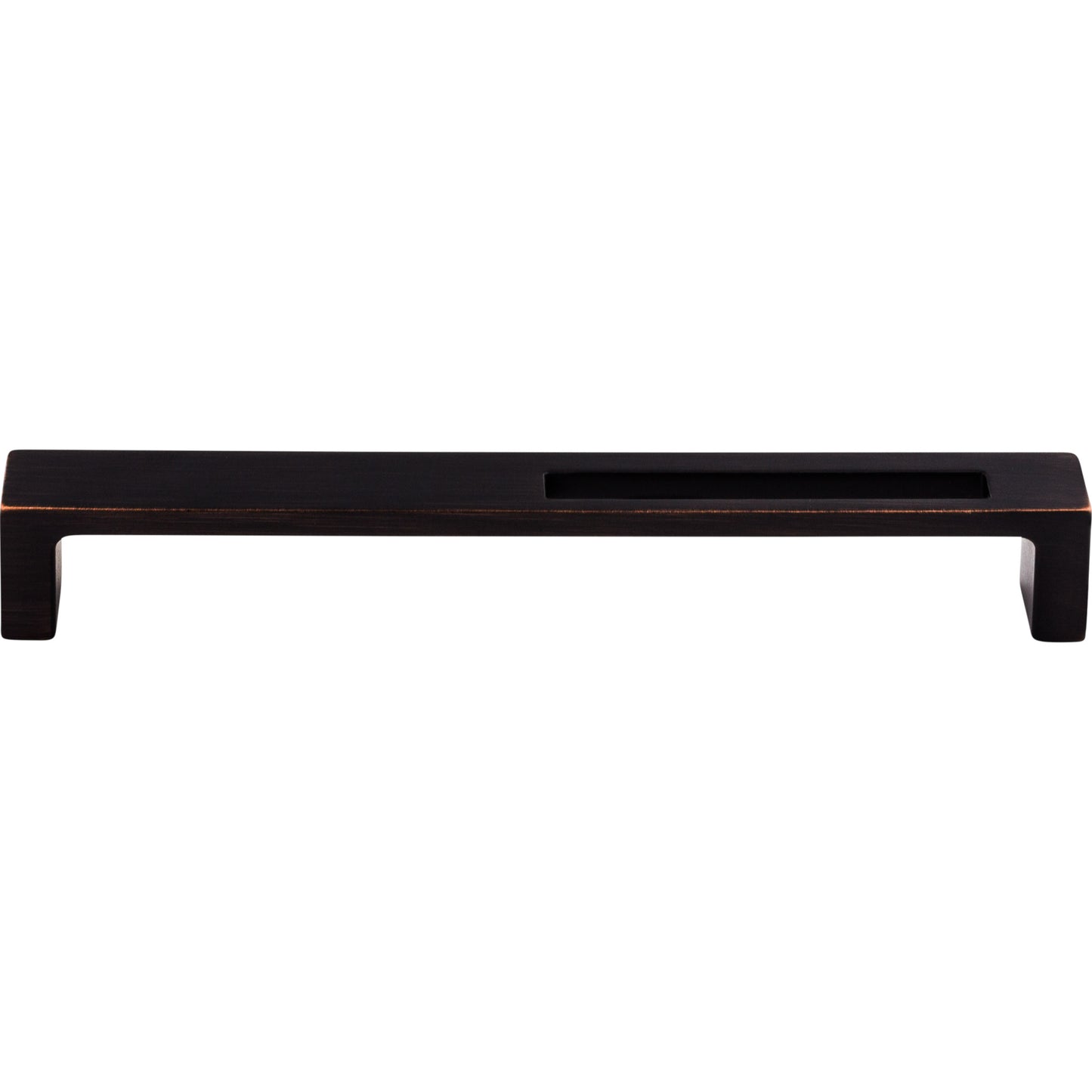 Top Knobs Modern Metro Slot 7" Center to Center Bar Pull - Tuscan Bronze