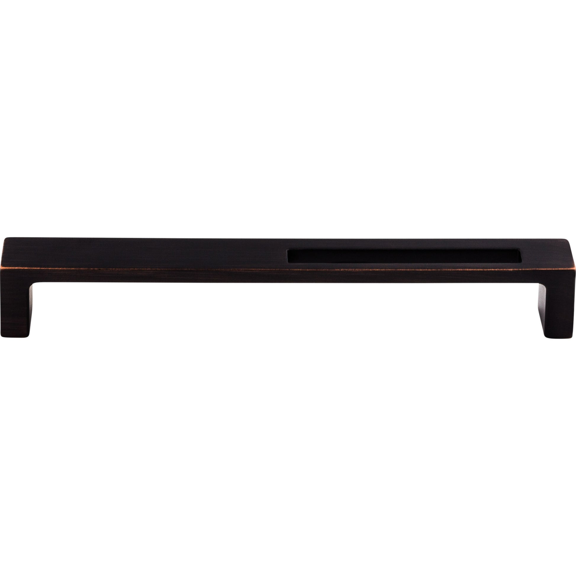 Top Knobs Modern Metro Slot 7" Center to Center Bar Pull - Tuscan Bronze