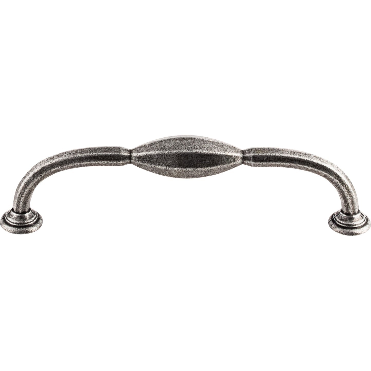 Top Knobs Chareau 5 1/16" Center to Center Bar Pull - Black Iron