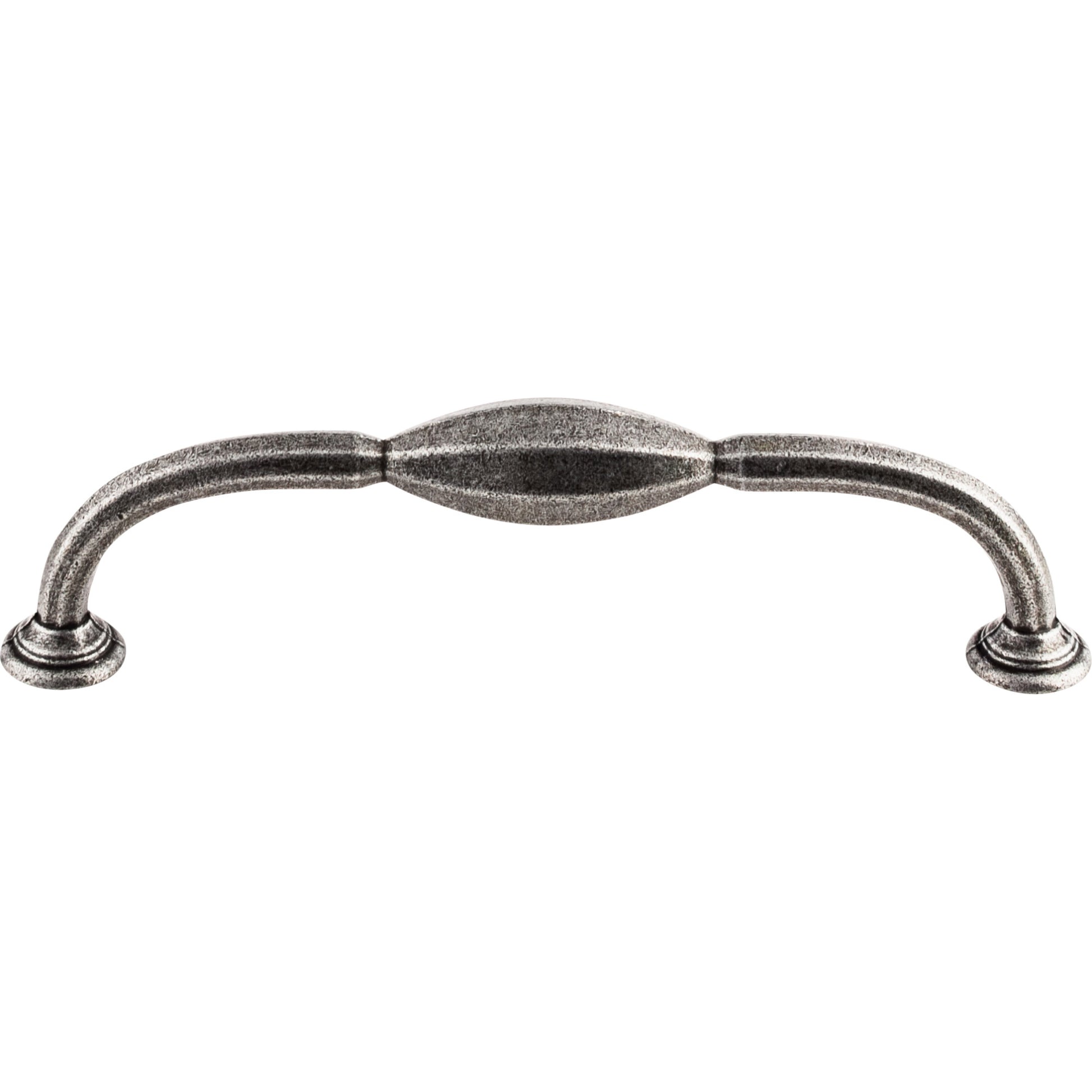 Top Knobs Chareau 5 1/16" Center to Center Bar Pull - Black Iron