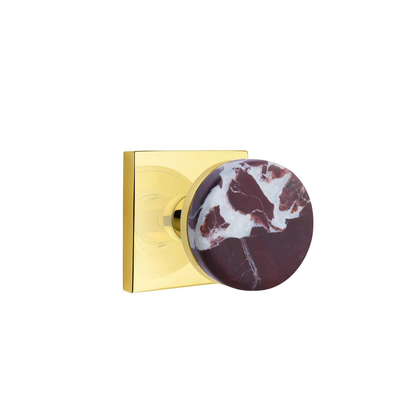SELECT Conical Rosso Levanto Marble Knob
