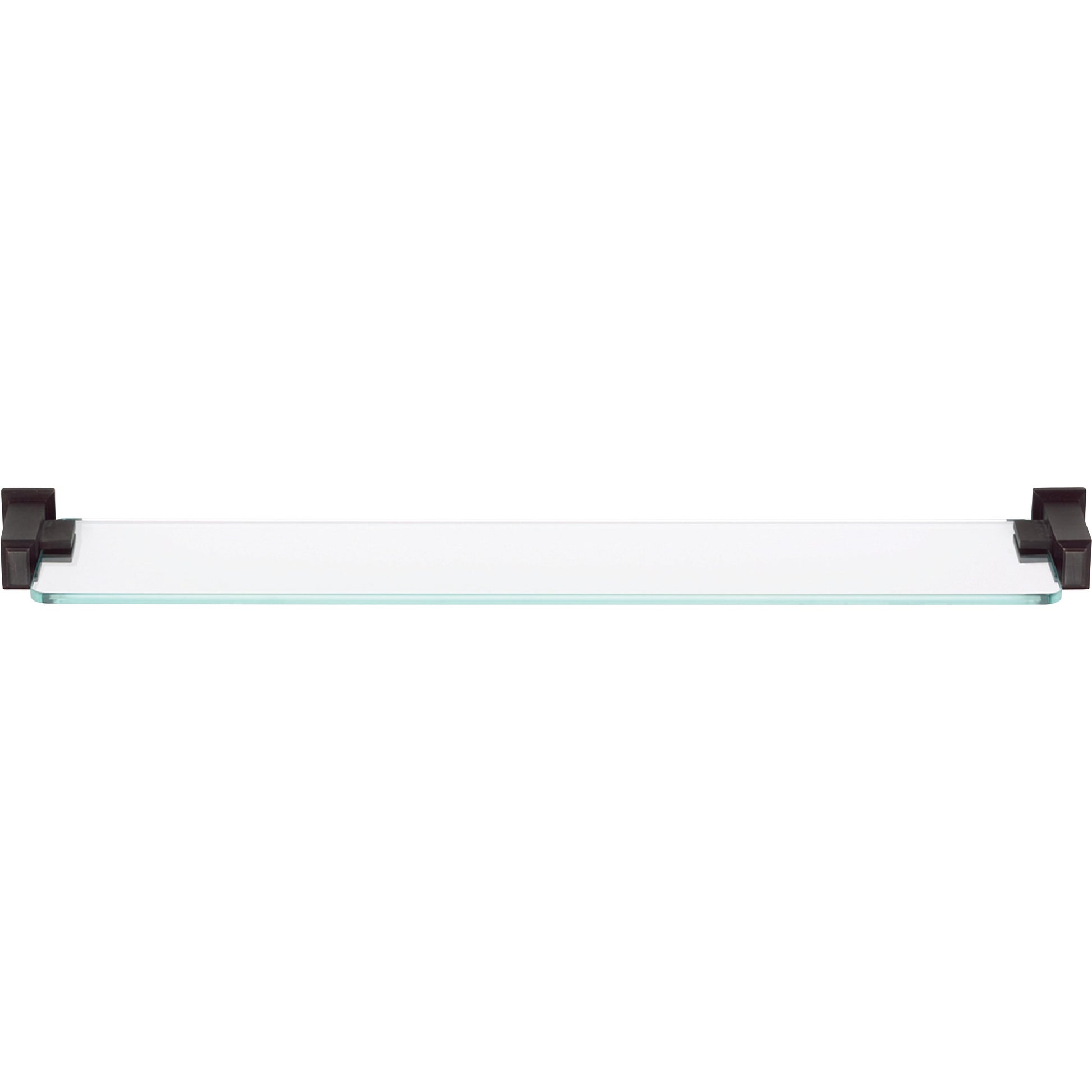 Atlas Sutton Place Bath Glass Shelf Inches Venetian Bronze - Venetian Bronze