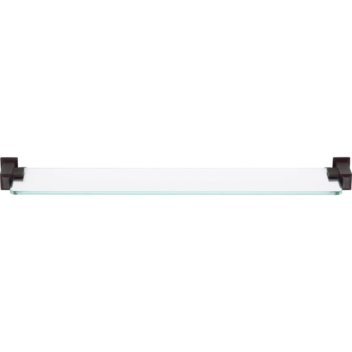 Atlas Sutton Place Bath Glass Shelf Inches Venetian Bronze - Venetian Bronze