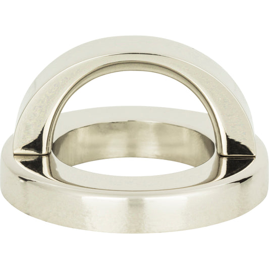 Atlas Tableau 1 7/16" Center to Center Finger Pull (404) - Polished Nickel