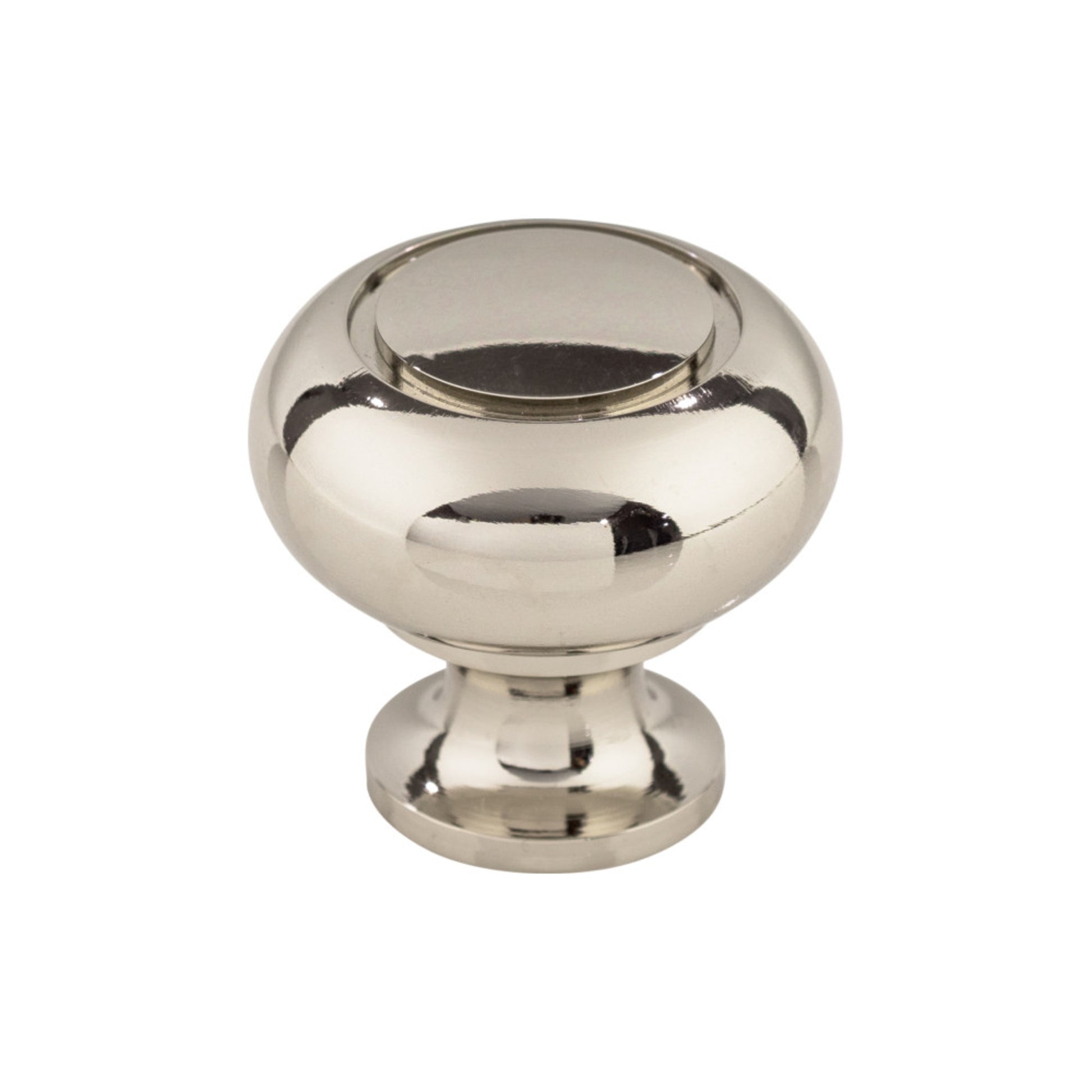 Top Knobs Ring Round Knob - 1 1/4" Dia. - Brushed Satin Nickel