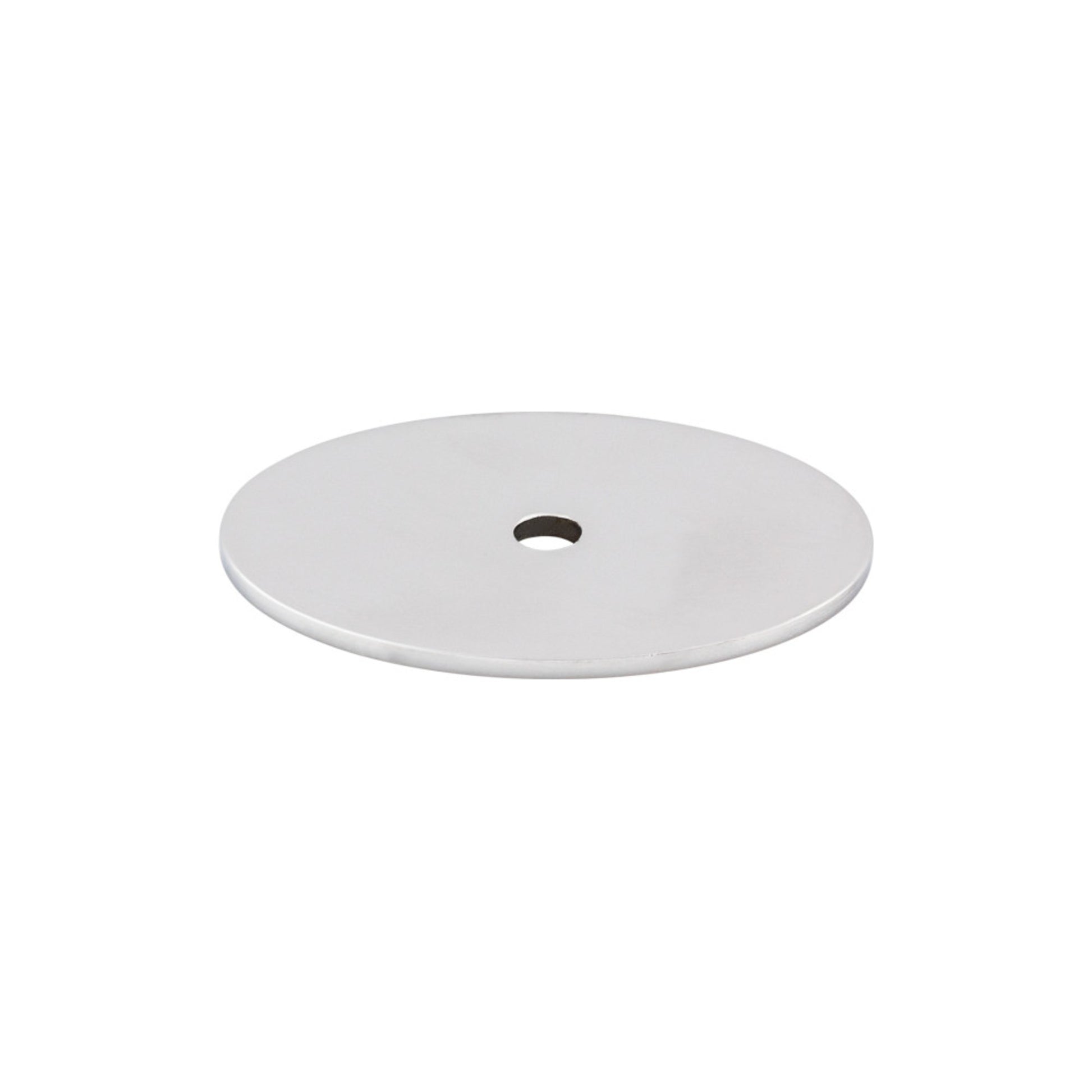 Top Knobs Oval Knob Backplate - Polished Chrome