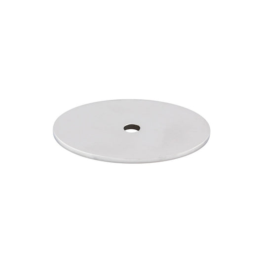 Top Knobs Oval Knob Backplate - Polished Chrome