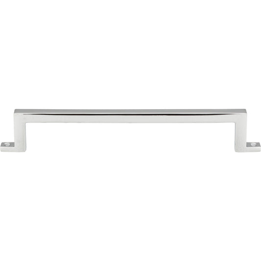 Atlas Campaign 6 5/16" Center to Center Bar Pull (387) - Polished Chrome
