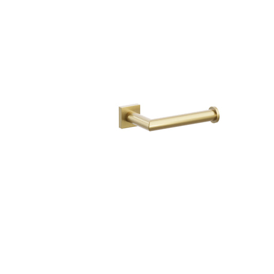 Modern Tubular Brass Paper Holder – Single Post