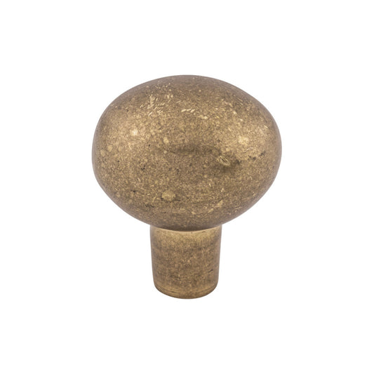 Top Knobs Aspen Large Egg Oval Knob - Light Bronze