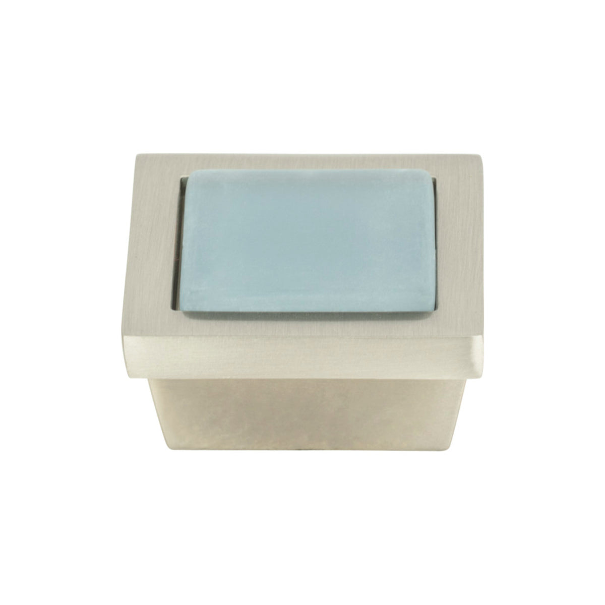 Atlas Spa Length Square Knob - Brushed Nickel