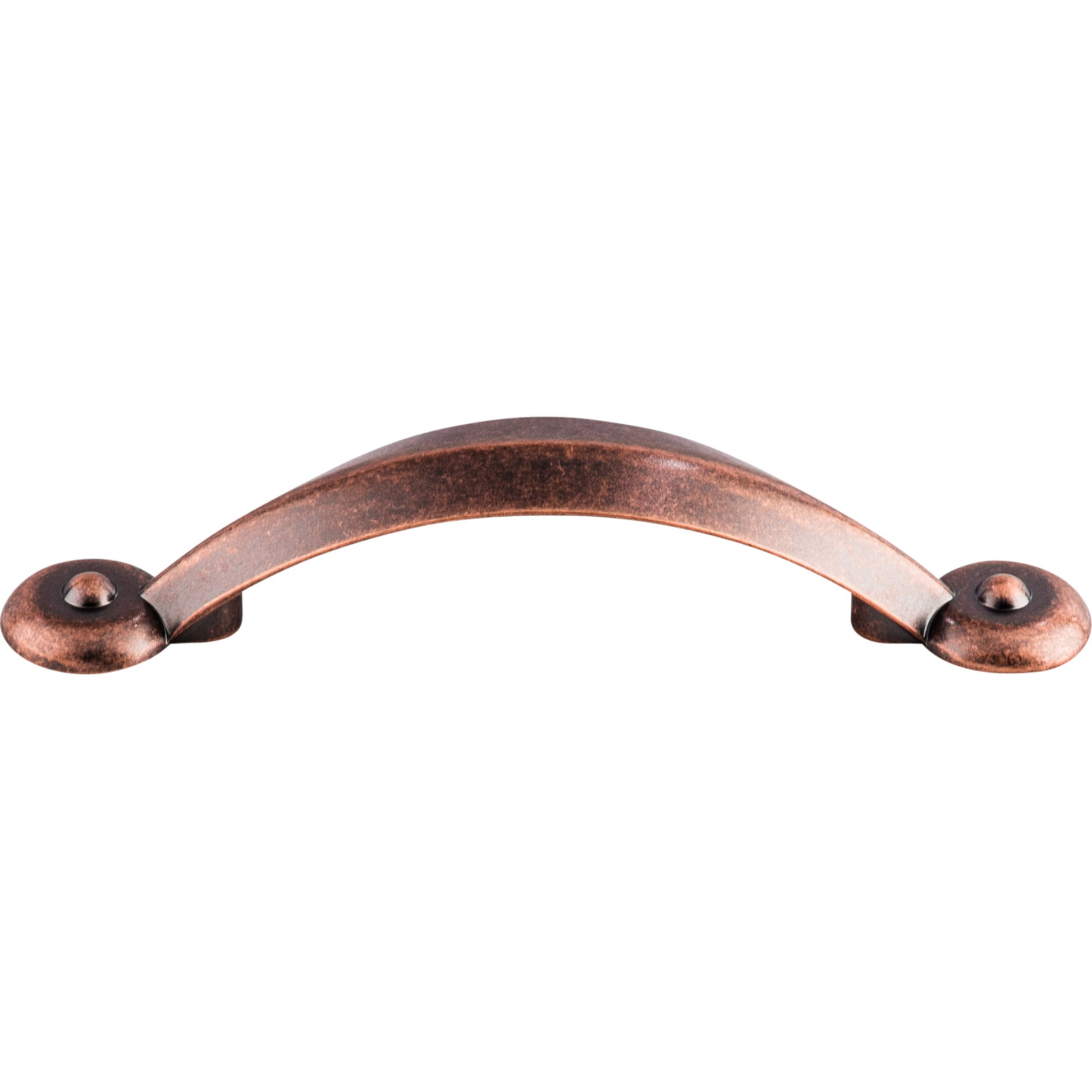 Top Knobs Angle Bar Pull - 3" CTC - Antique Copper