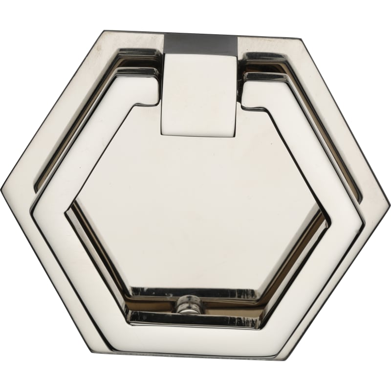 Hex Cabinet Drop Pull on Backplate