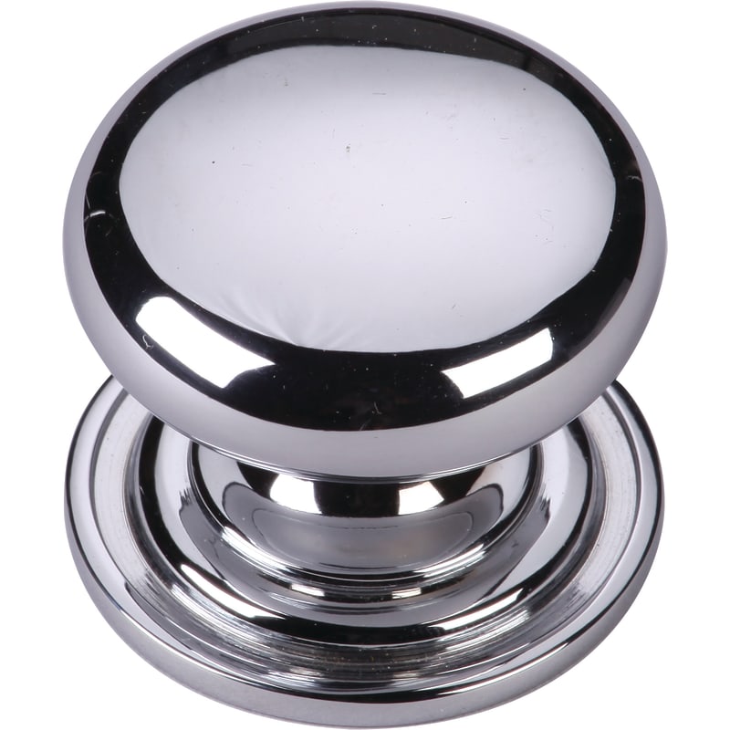 Round Cabinet Knob on Rose