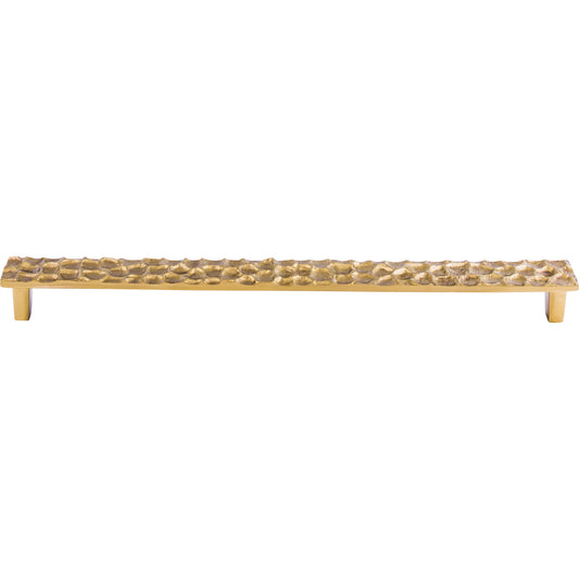Top Knobs Cobblestone 12 9/16" Center to Center Bar Pull - Polished Brass