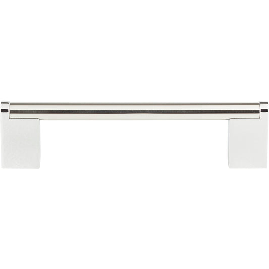Atlas Round Point Bar Pull - 5 1/16" CTC - Polished Stainless Steel