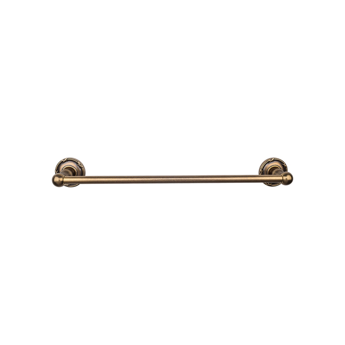 Top Knobs TOP BATH (R) Edwardian Bath Single 26 1/2" Wall Mounted  Towel Bar - German Bronze