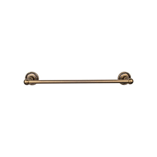 Top Knobs TOP BATH (R) Edwardian Bath Single 26 1/2" Wall Mounted  Towel Bar - German Bronze