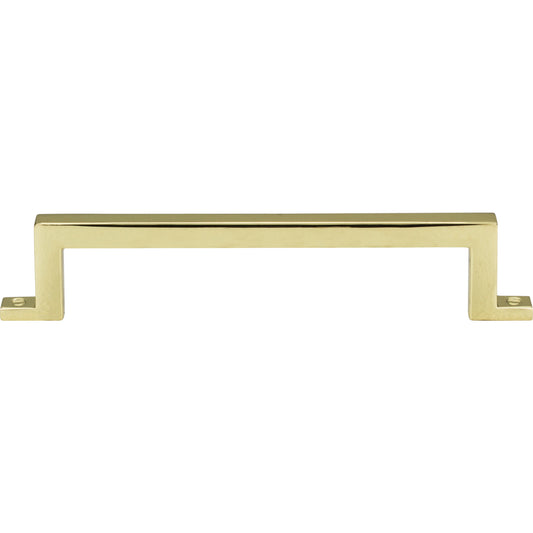 Atlas Campaign 5 1/16" Center to Center Bar Pull (386) - Polished Brass