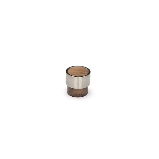 Ashley Norton Designer Wood Round Knob - Walnut (Lacquered)