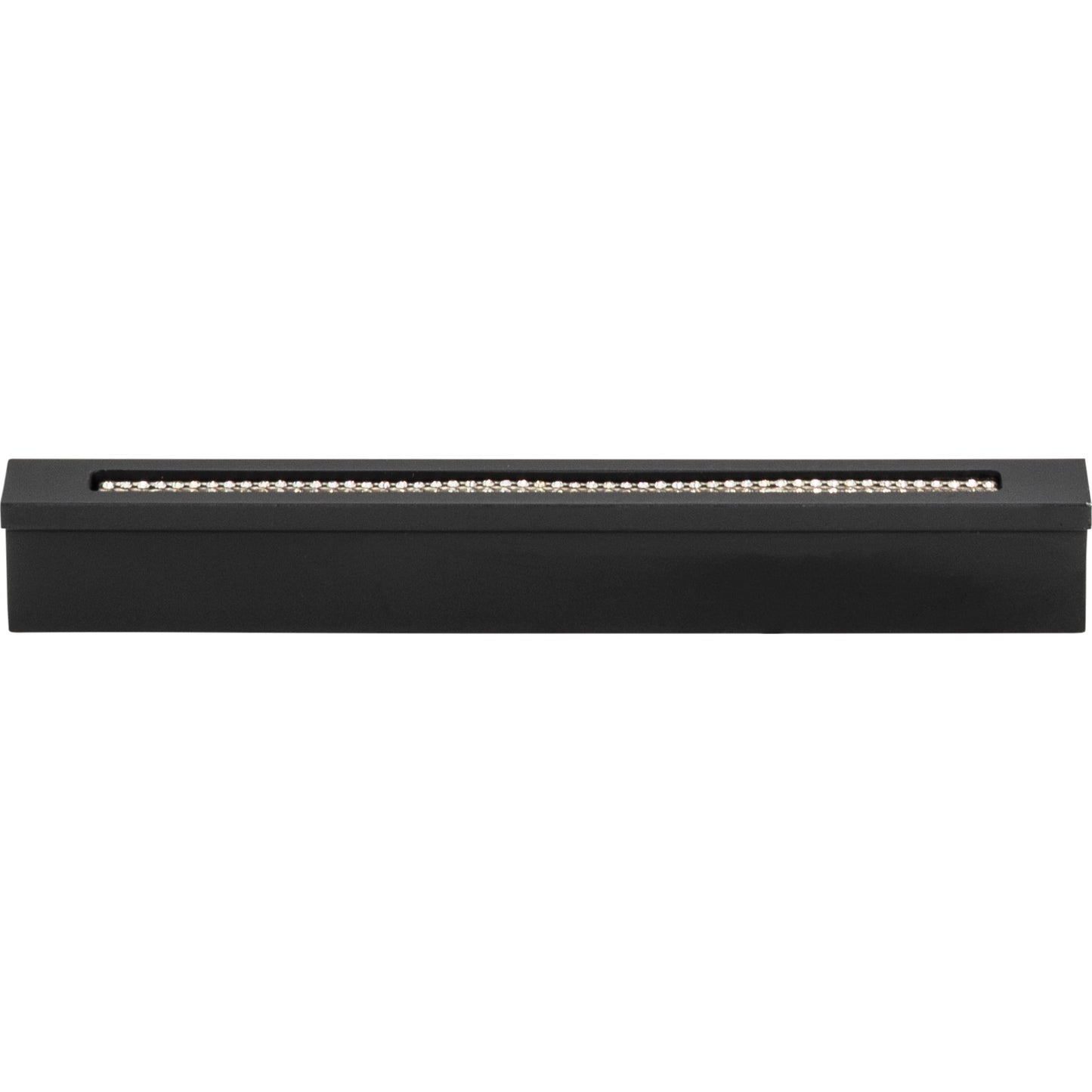 Atlas Crystal 3 3/4" Center to Center Bar Pull (3201) - Matte Black