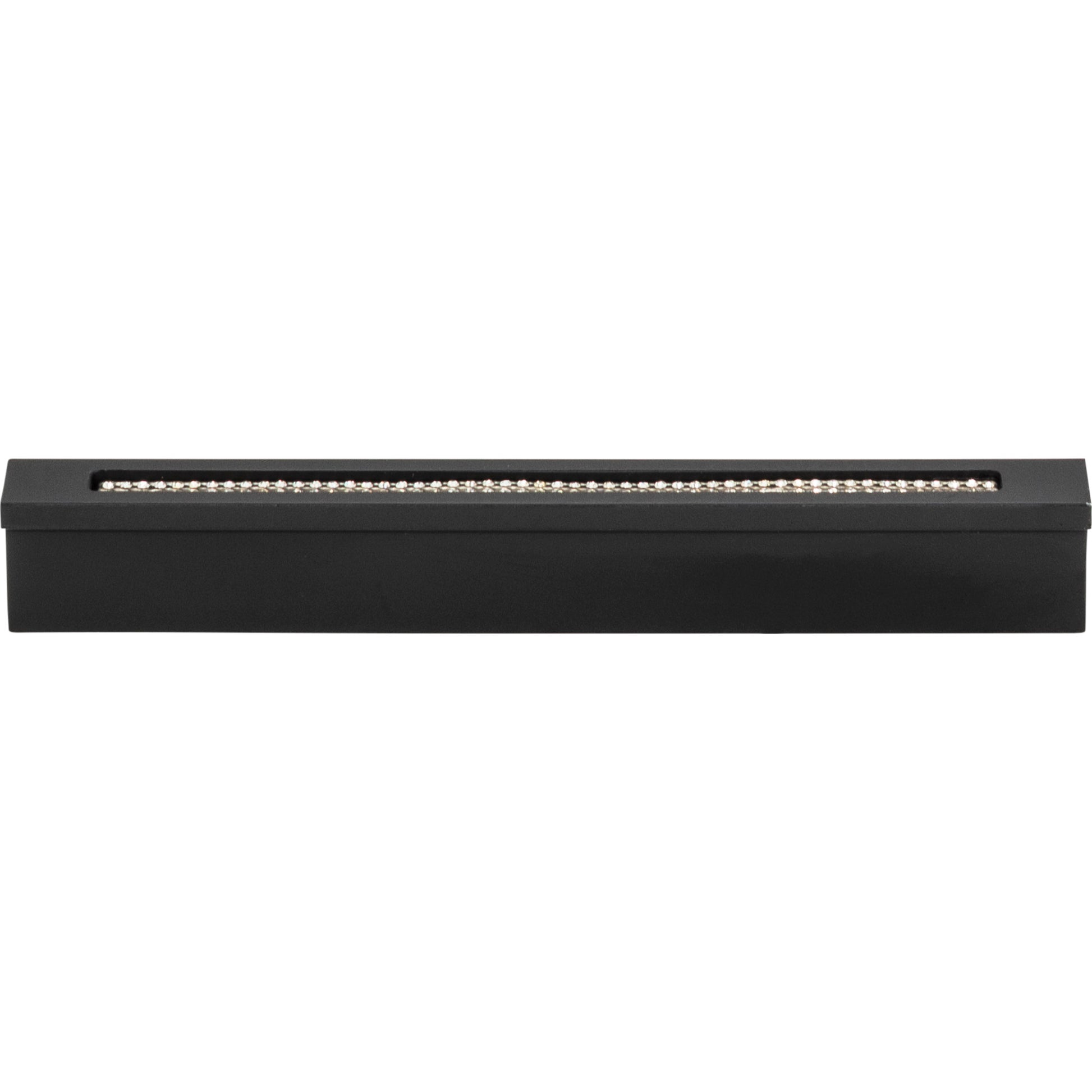 Atlas Crystal 3 3/4" Center to Center Bar Pull (3201) - Matte Black