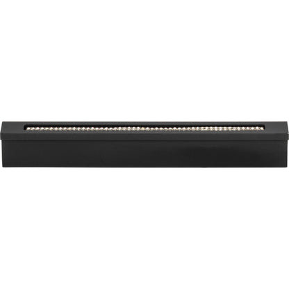 Atlas Crystal Bar Pull - 3 3/4" CTC - Matte Black