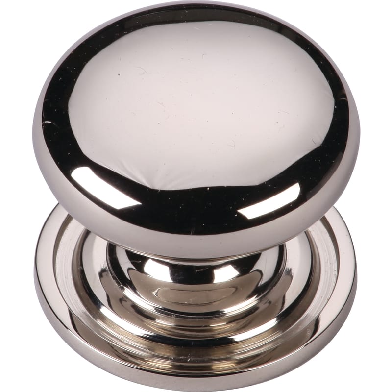Round Cabinet Knob on Rose