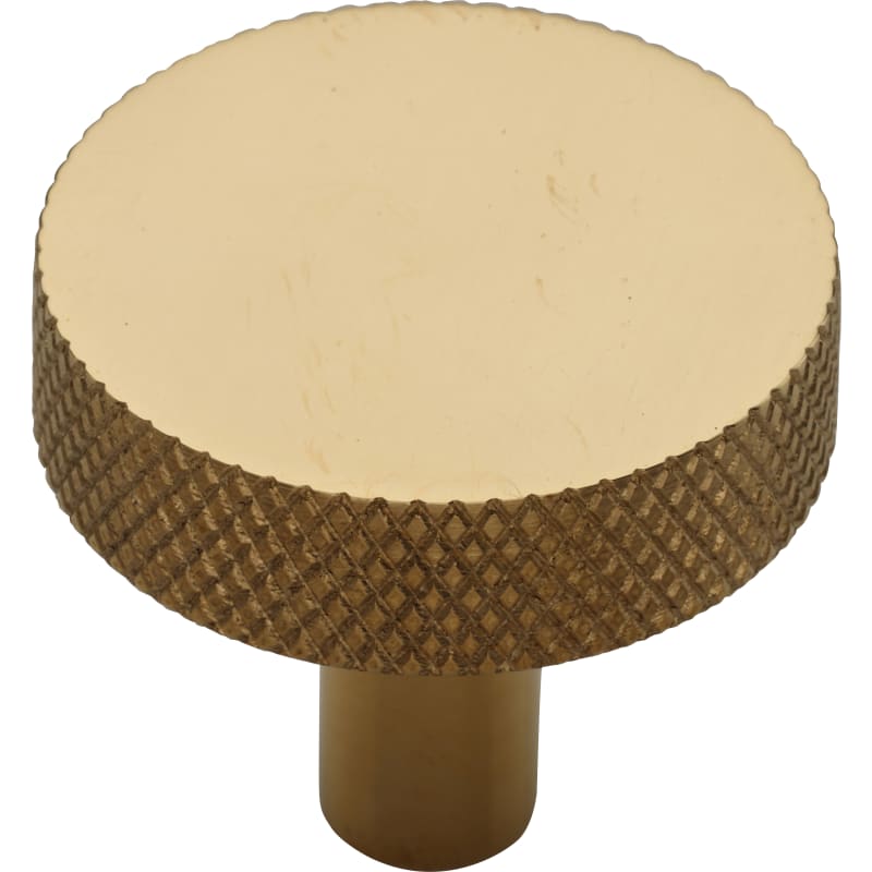 Knurled Disc Cabinet Knob