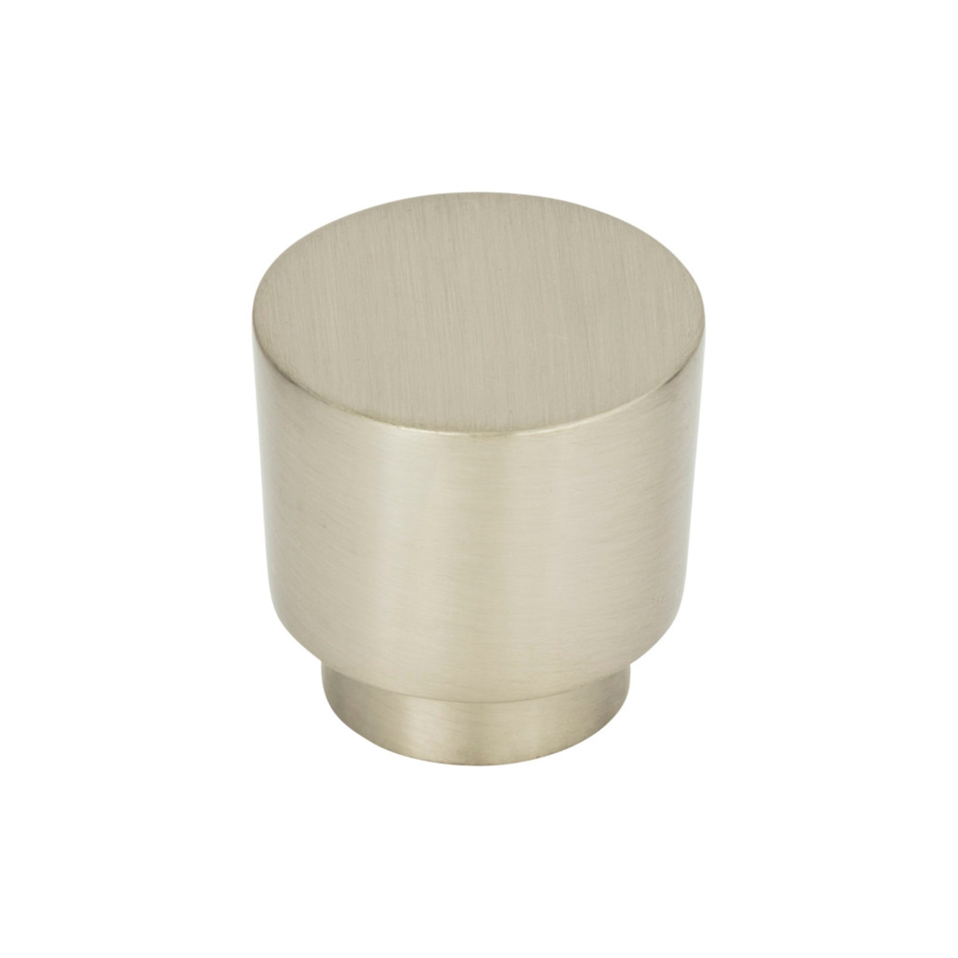 Atlas Tom Tom Round Knob - Brushed Nickel