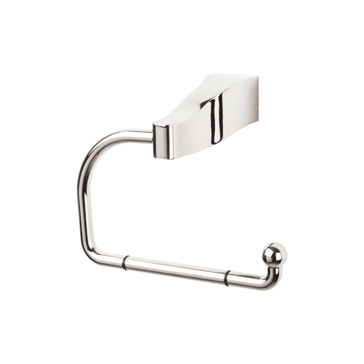 Top Knobs Aqua  Wall Mounted Toilet Paper Holder - Polished Nickel