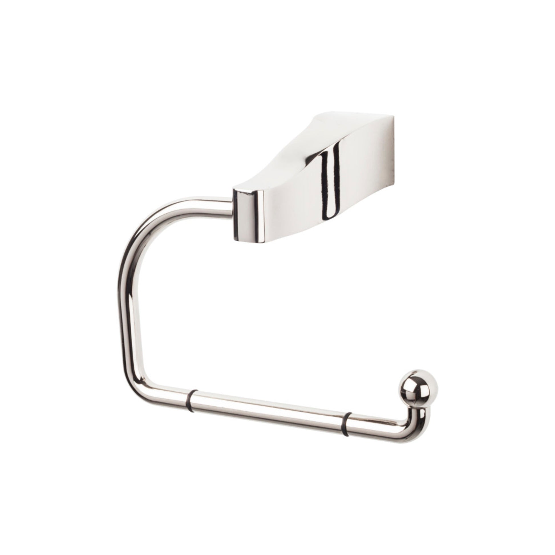 Top Knobs Aqua  Wall Mounted Toilet Paper Holder - Polished Nickel