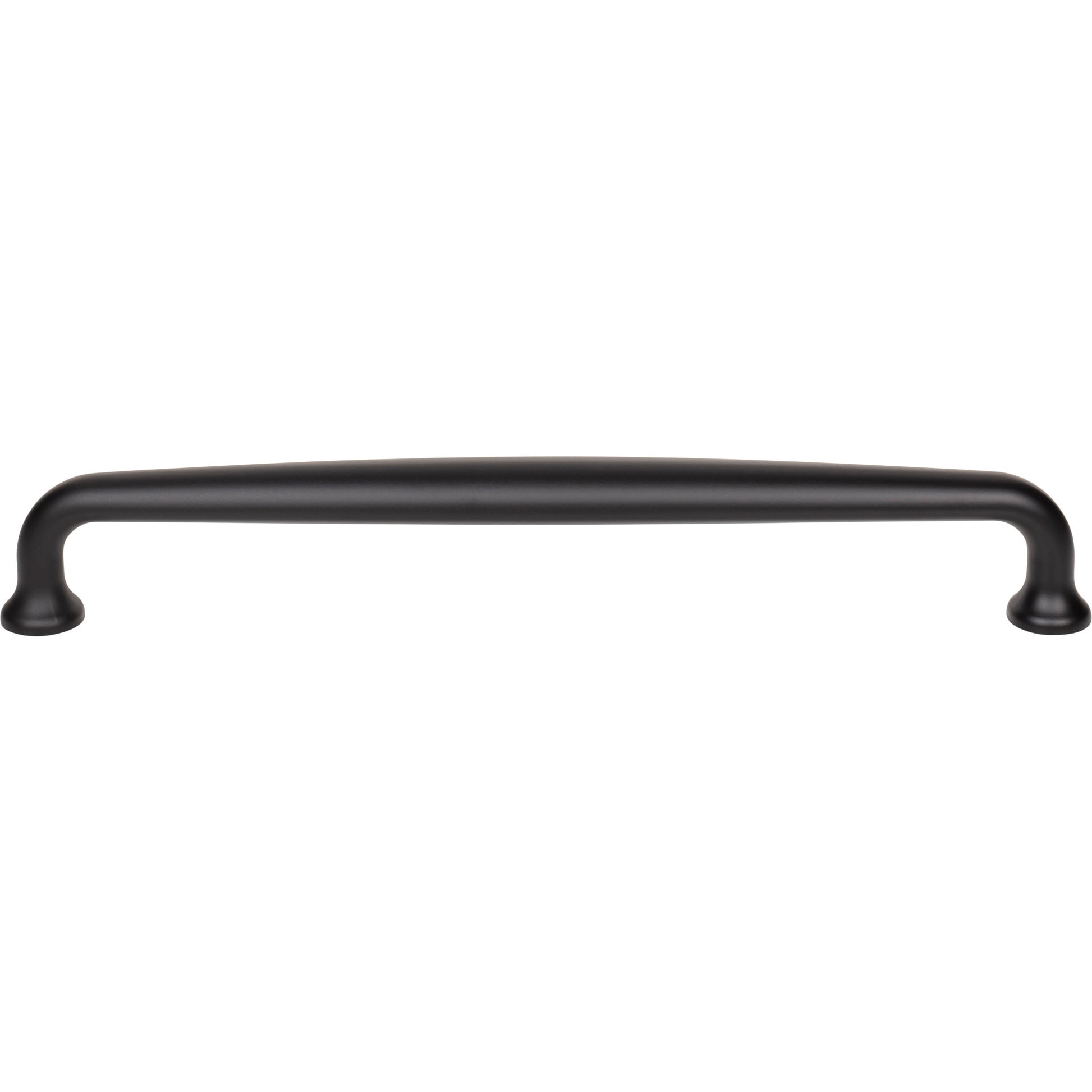Top Knobs Charlotte 12" Center to Center Appliance Pull - Flat Black