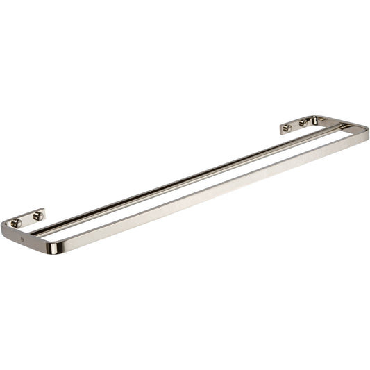 Atlas Solange Double Wall Mounted  Towel Bar - Brushed Nickel