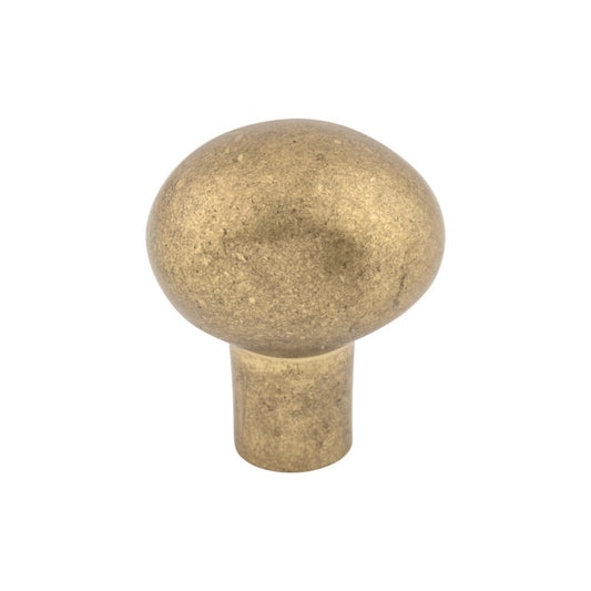 Top Knobs Aspen Small Egg Oval Knob - Light Bronze