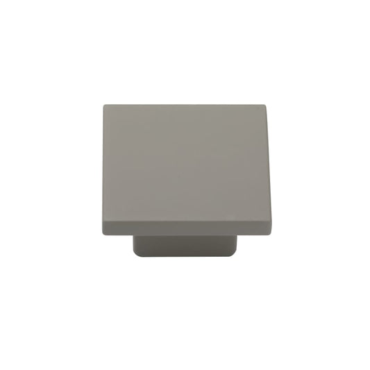 Ashley Norton Square Silk Touch Cabinet Knob - 1 5/8" - Green - Silk Touch