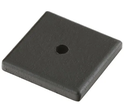 Emtek Sandcast Bronze Square BackPlate For Knob