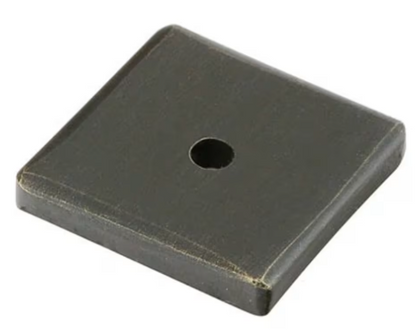 Emtek Sandcast Bronze Square BackPlate For Knob