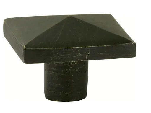 Sandcast Bronze Square Knob