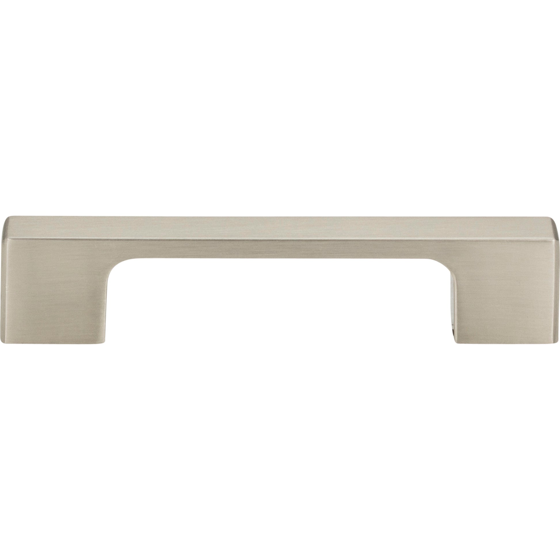 Atlas Thin Square Bar Pull - 3 3/4" CTC - Brushed Nickel