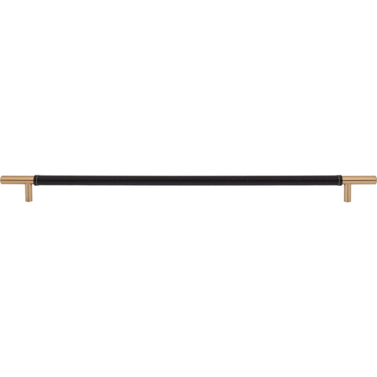Atlas Zanzibar 17" Center to Center Appliance Pull (AP05-BL) - Warm Brass