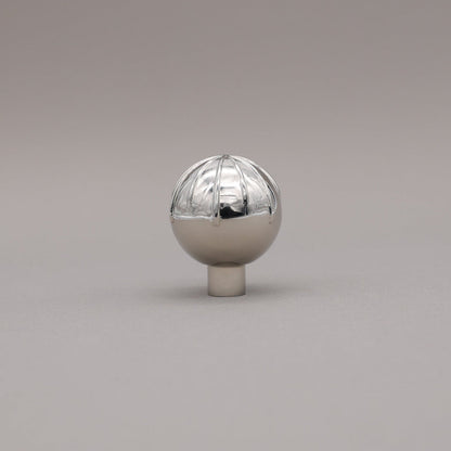 Hapny Sunburst Cabinet Knob - Polished Nickel