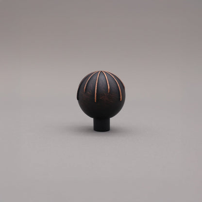 Hapny Sunburst Cabinet Knob - Venetian Bronze