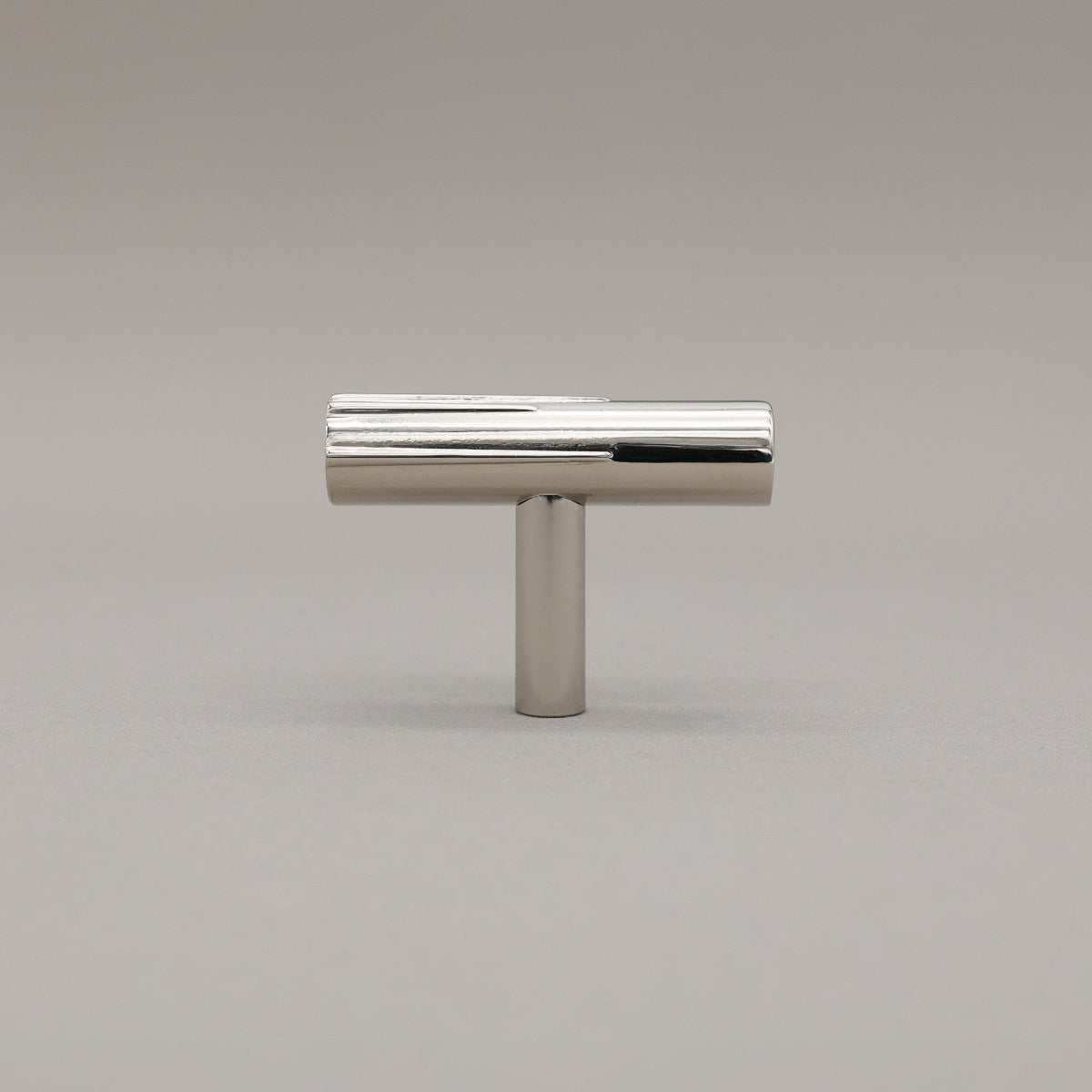 Hapny Sunburst Cabinet T-Knob - Polished Nickel