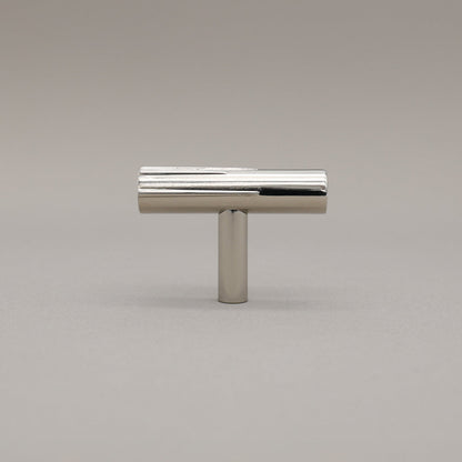 Hapny Sunburst Cabinet T-Knob - Polished Nickel