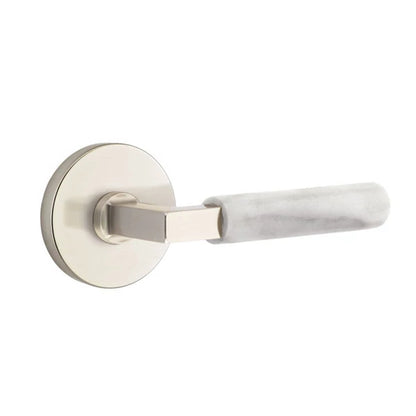 SELECT L-Square White Marble Lever