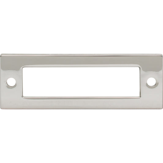 Top Knobs Hollin 3" Center to Center Pull Backplate - Polished Nickel