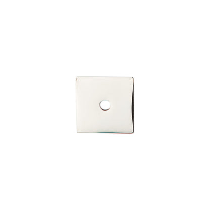 Top Knobs Square Knob Backplate - 1" - Brushed Satin Nickel
